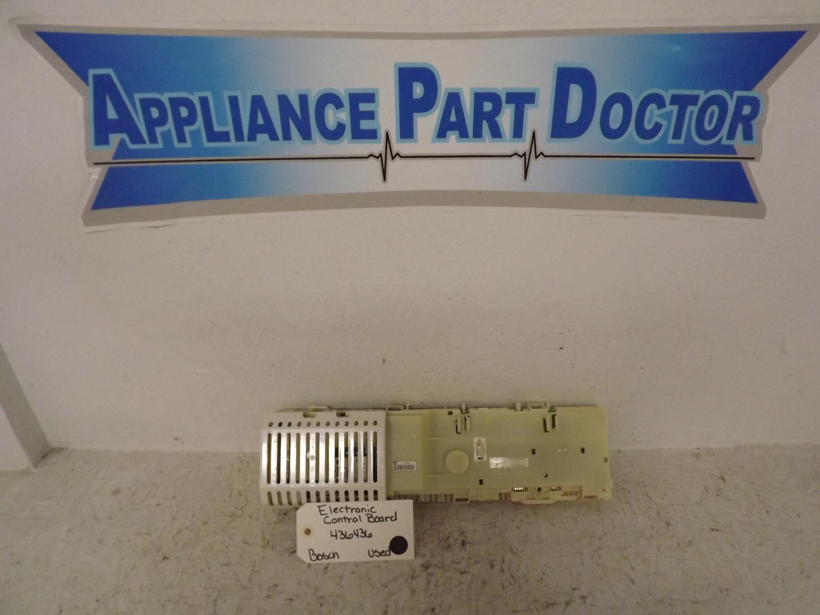 Bosch Washer 436436 Electronic Control Board Used Bosch Washer 436436 Electronic Control Board Used